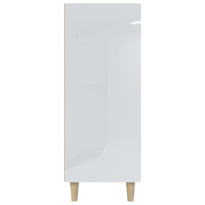 vidaXL Sideboard Hochglanz-Weiß 69,5x34x90 cm Holzwerkstoff