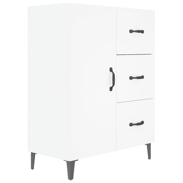 vidaXL Buffet blanc 69,5x34x90 cm en bois d'ingénierie