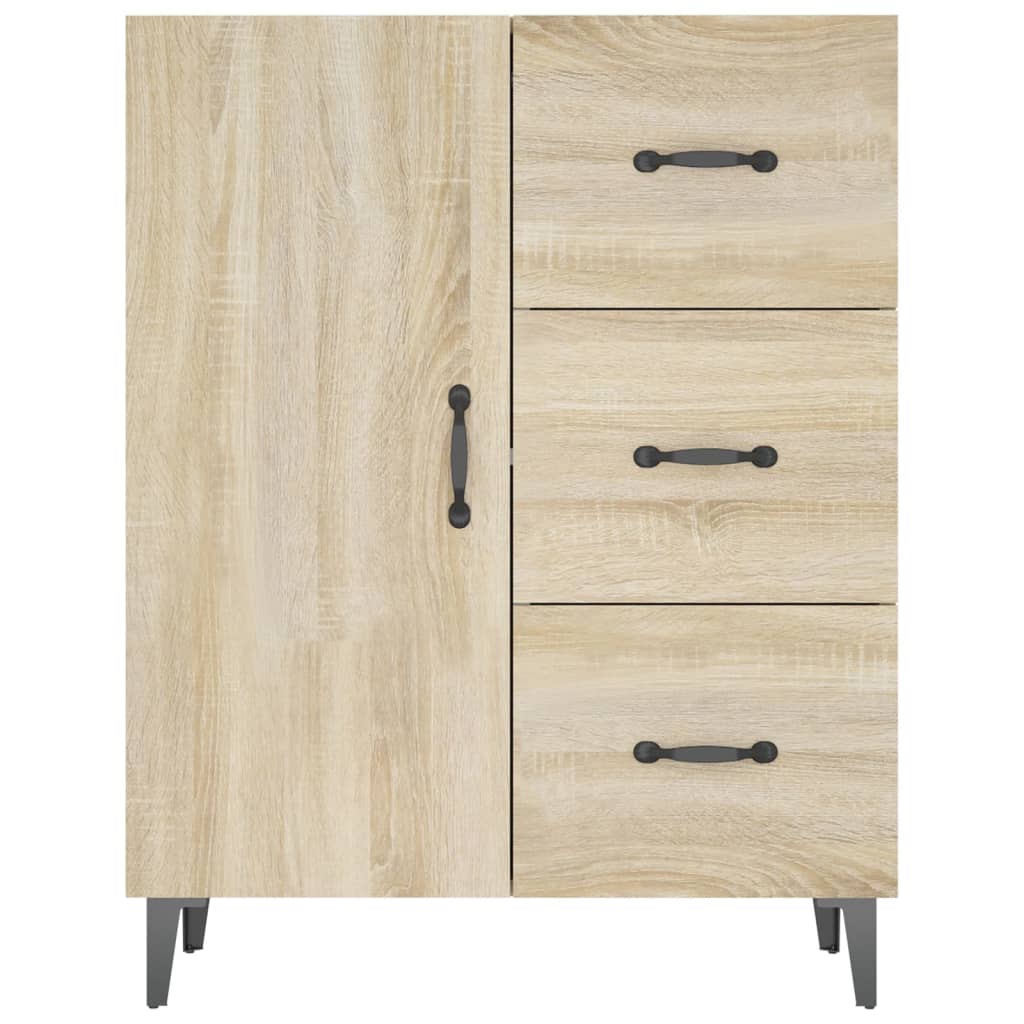 vidaXL Commode Chêne Sonoma 69,5x34x90 cm Bois d'ingénierie