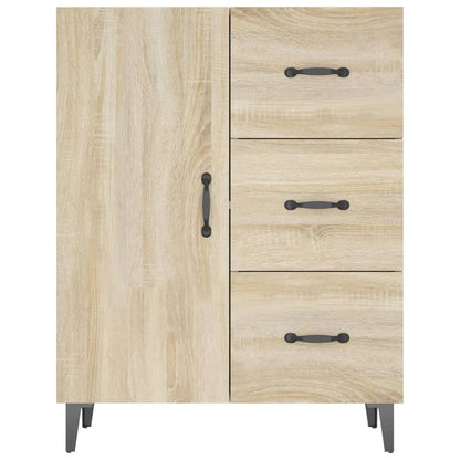 vidaXL Commode Chêne Sonoma 69,5x34x90 cm Bois d'ingénierie