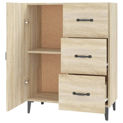 vidaXL Commode Chêne Sonoma 69,5x34x90 cm Bois d'ingénierie