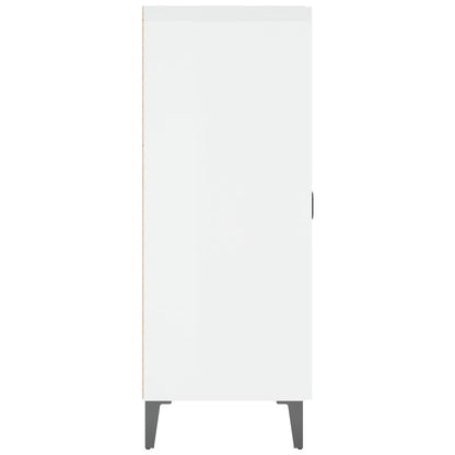 vidaXL Buffet blanc brillant 69,5x34x90 cm Bois d'ingénierie