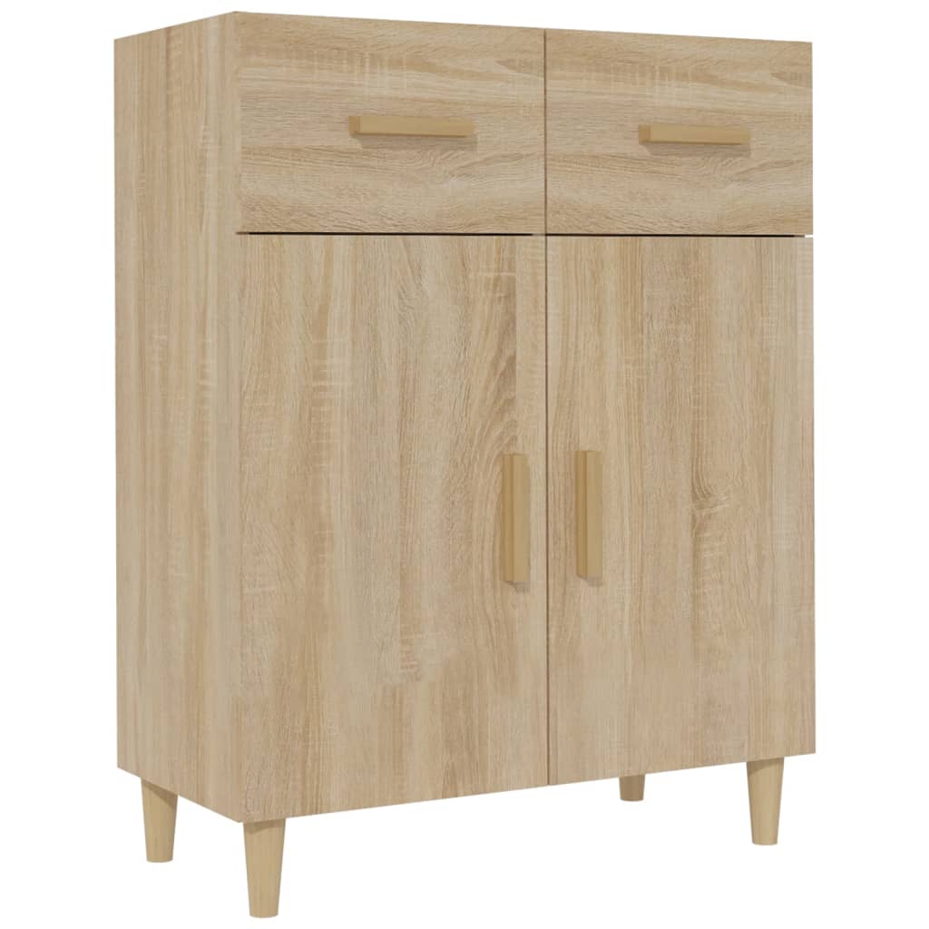 vidaXL Commode Chêne Sonoma 69,5x34x89 cm Bois d'ingénierie
