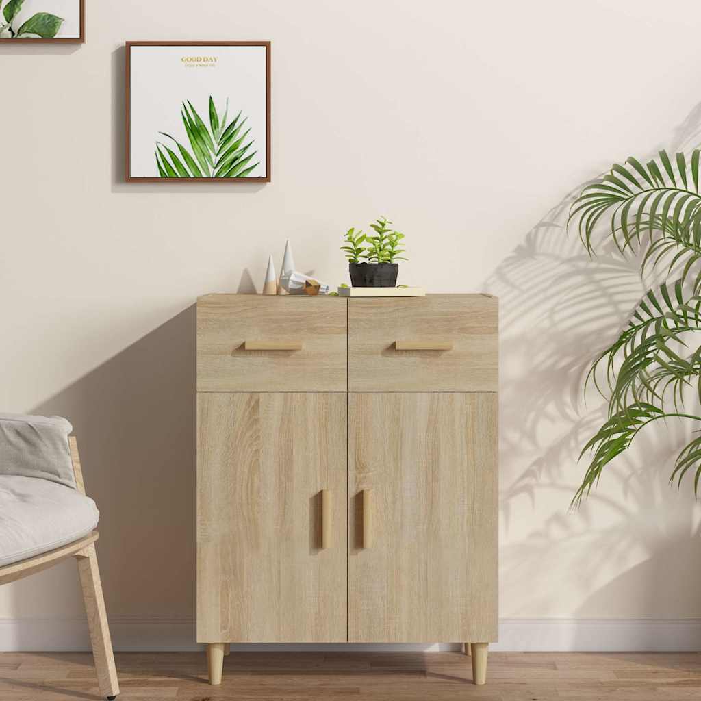 vidaXL Commode Chêne Sonoma 69,5x34x89 cm Bois d'ingénierie