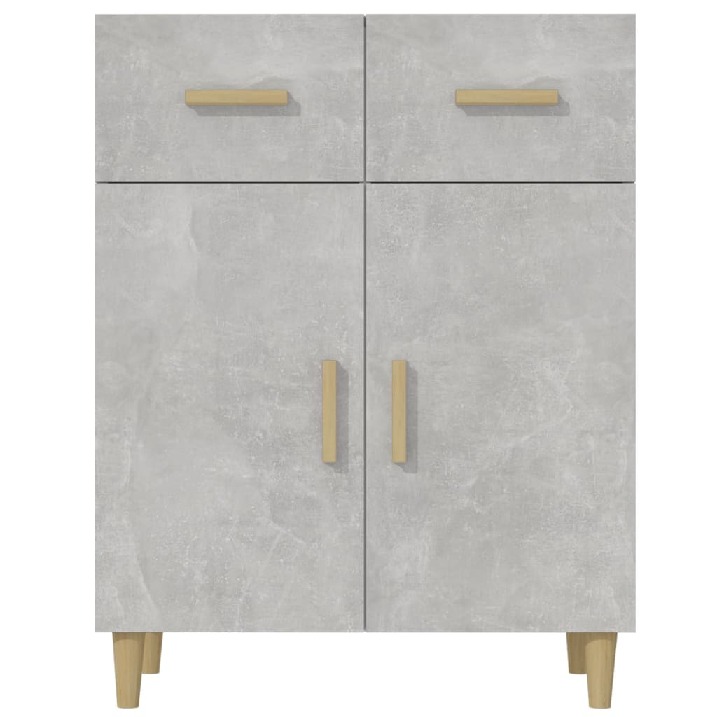 vidaXL Sideboard Betongrau 69,5x34x89 cm Holzwerkstoff