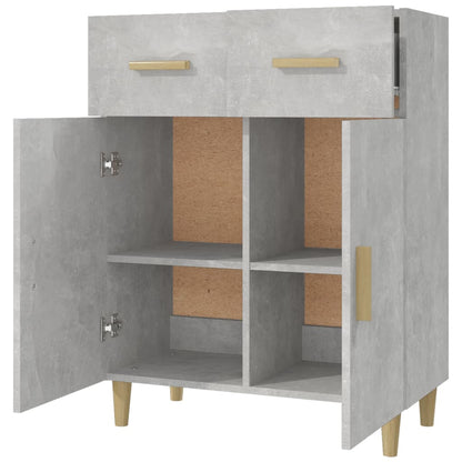 vidaXL Sideboard Betongrau 69,5x34x89 cm Holzwerkstoff