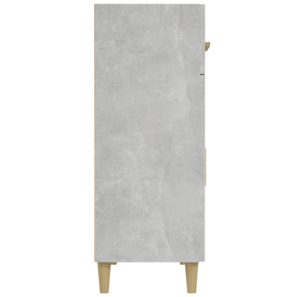 vidaXL Sideboard Betongrau 69,5x34x89 cm Holzwerkstoff