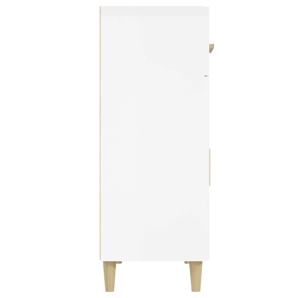 vidaXL Sideboard Hochglanz-Weiß 69,5x34x89 cm Holzwerkstoff