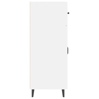 vidaXL Buffet blanc brillant 69,5x34x90 cm Bois d'ingénierie