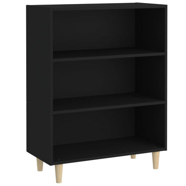 vidaXL Sideboard Schwarz 69,5x32,5x90 cm Holzwerkstoff