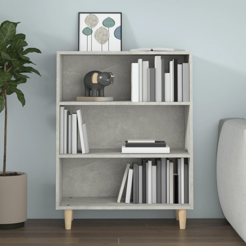 vidaXL Sideboard Betongrau 69,5x32,5x90 cm Holzwerkstoff