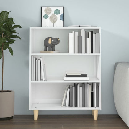 vidaXL Sideboard Hochglanz-Weiß 69,5x32,5x90 cm Holzwerkstoff