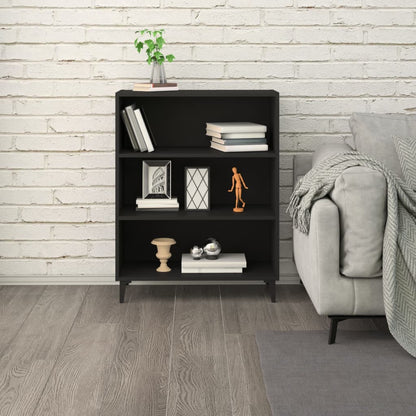 vidaXL Sideboard Schwarz 69,5x32,5x90 cm Holzwerkstoff