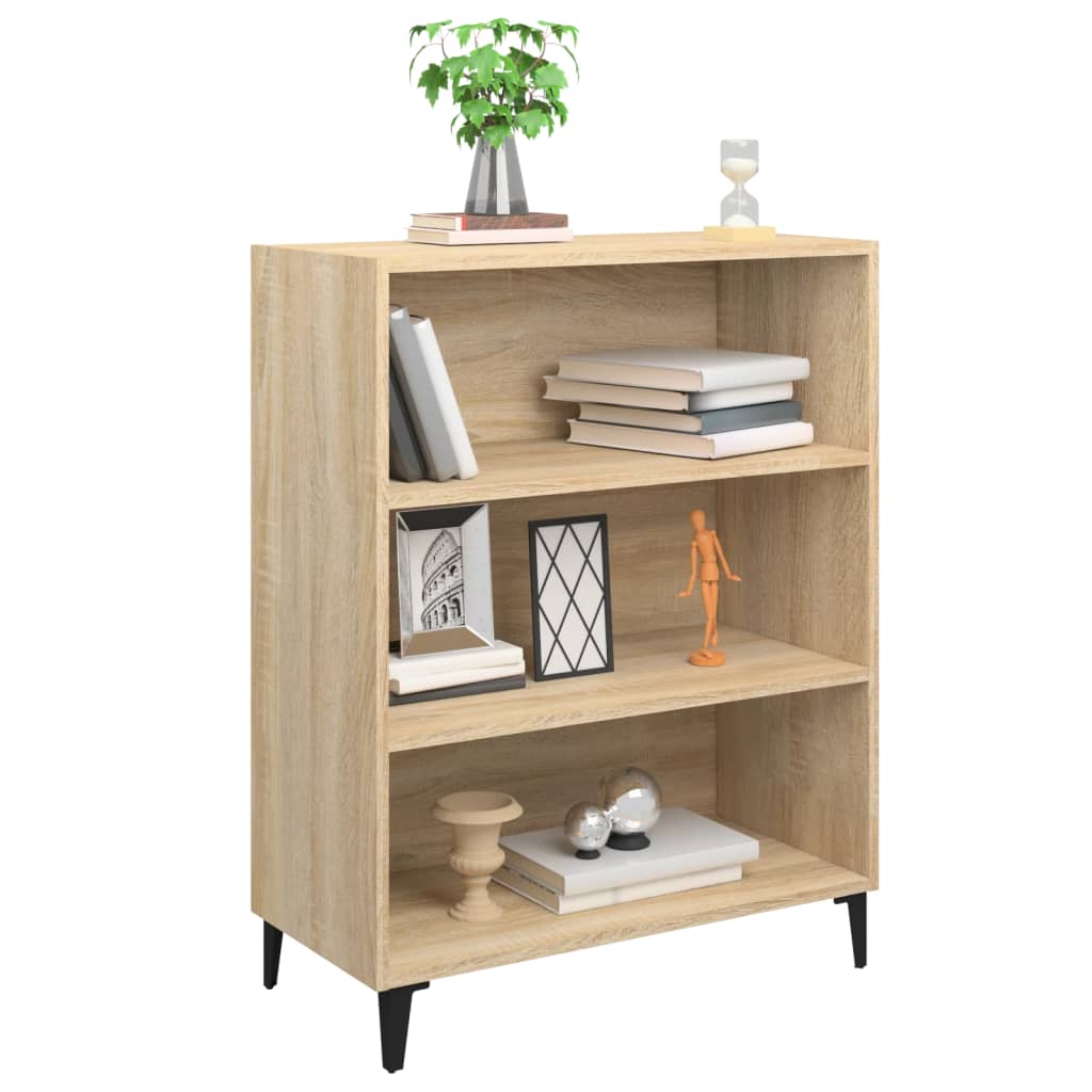 vidaXL Sideboard Sonoma-Eiche 69,5x32,5x90 cm Holzwerkstoff