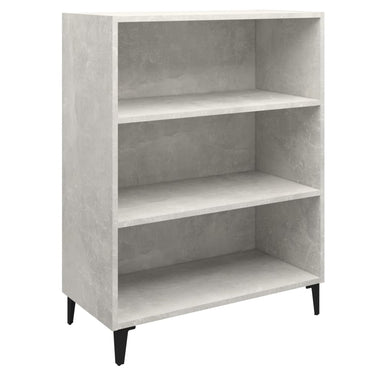 vidaXL Bahut gris béton 69,5x32,5x90 cm Bois d'ingénierie