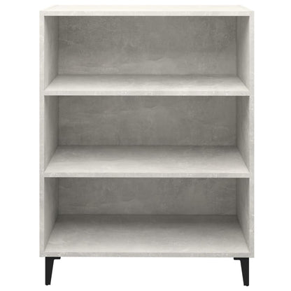 vidaXL Bahut gris béton 69,5x32,5x90 cm Bois d'ingénierie