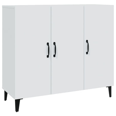 vidaXL Sideboard Weiß 90x34x80 cm Holzwerkstoff