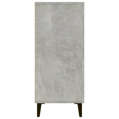vidaXL Sideboard Betongrau 90x34x80 cm Holzwerkstoff