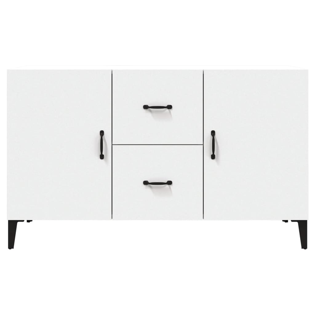 vidaXL Buffet blanc 100x36x60 cm Bois d'ingénierie