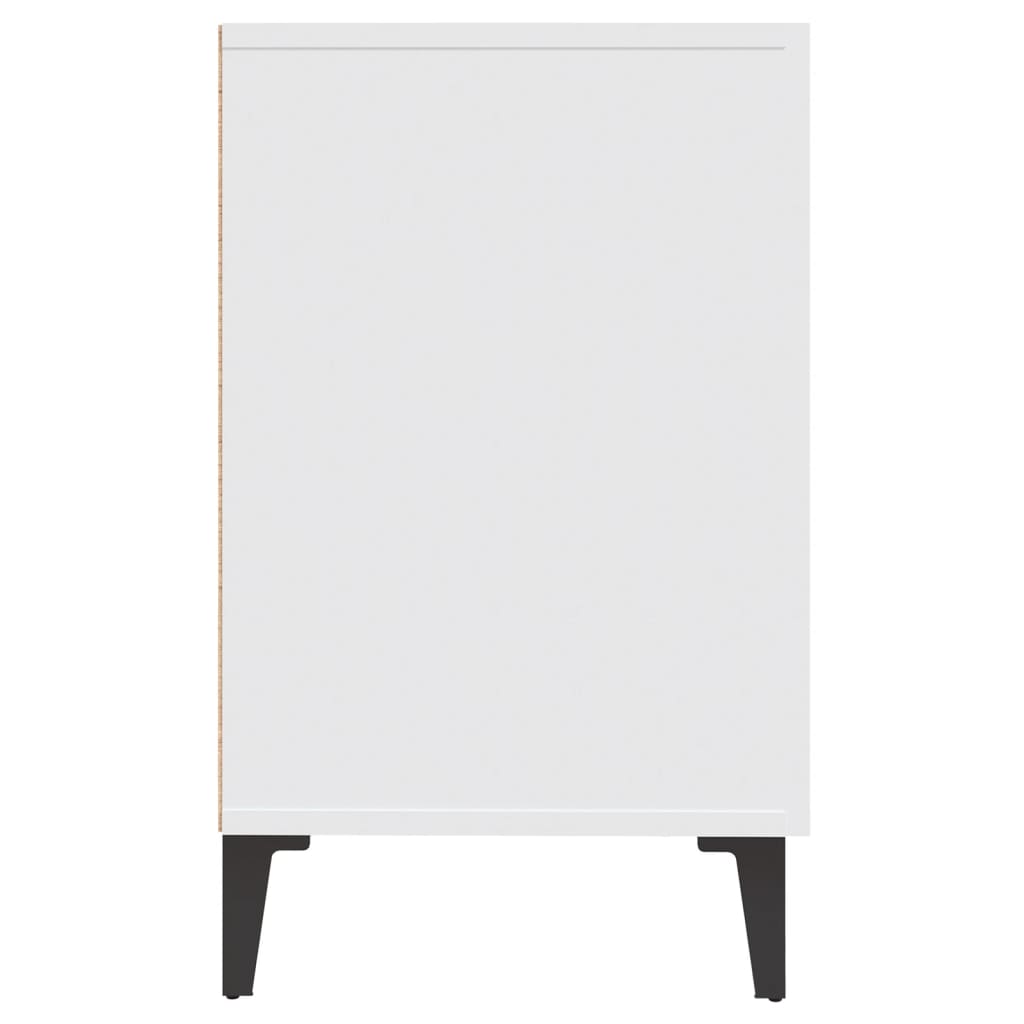 vidaXL Buffet blanc 100x36x60 cm Bois d'ingénierie