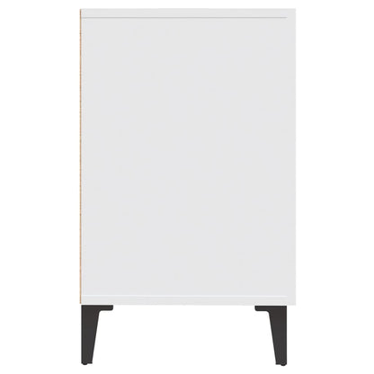 vidaXL Buffet blanc 100x36x60 cm Bois d'ingénierie