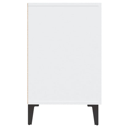 vidaXL Sideboard Hochglanz-Weiß 100x36x60 cm Holzwerkstoff
