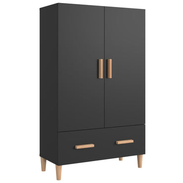 vidaXL Highboard Schwarz 70x31x115 cm Holzwerkstoff