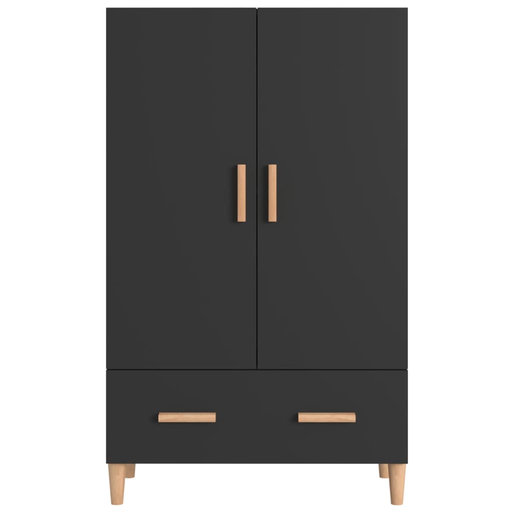 vidaXL Highboard Schwarz 70x31x115 cm Holzwerkstoff