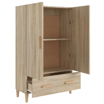 vidaXL Highboard Chêne Sonoma 70x31x115 cm Bois d'ingénierie