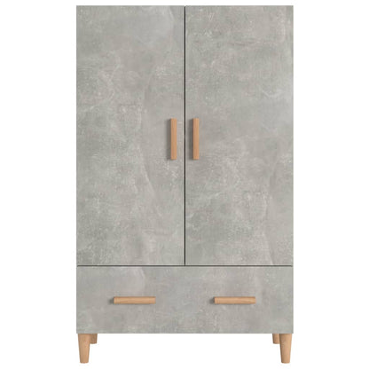 Highboard Betongrau 70x31x115 cm Holzwerkstoff