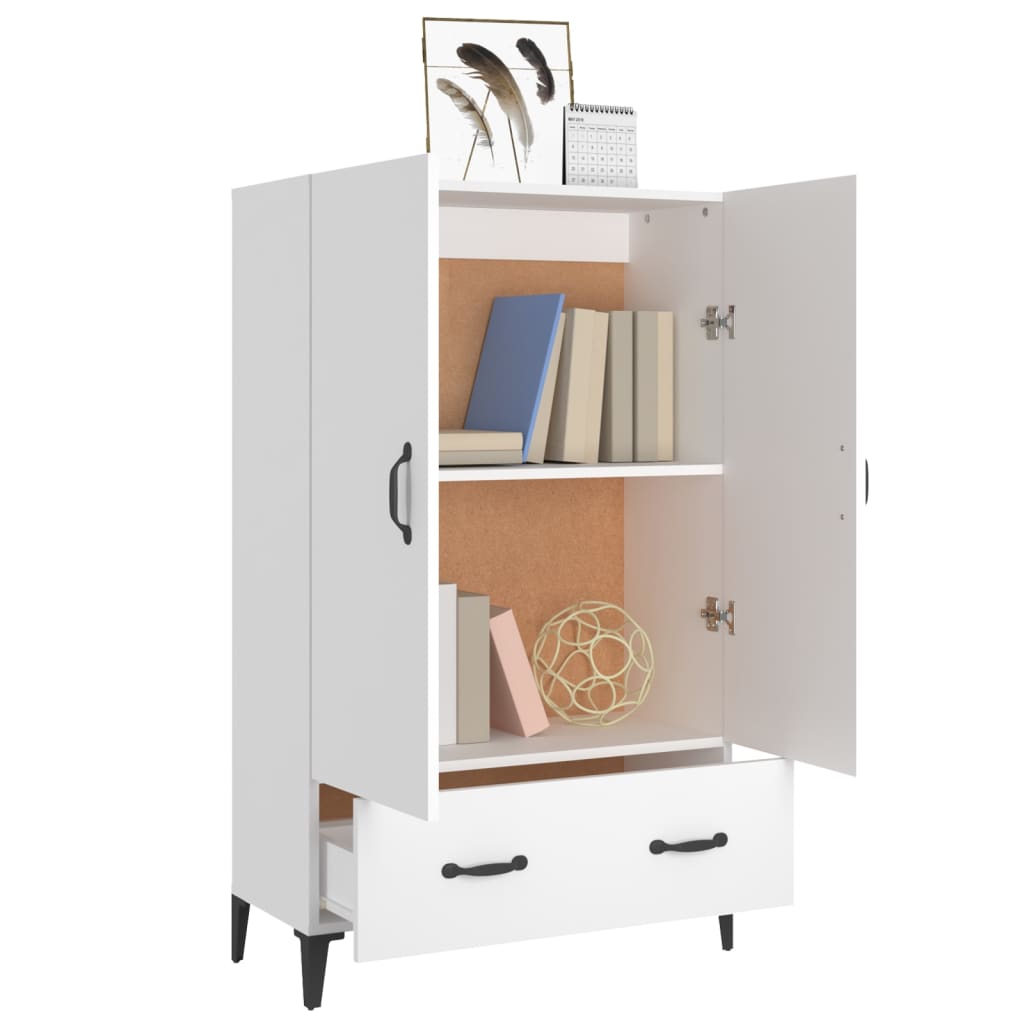 vidaXL Highboard Weiß 70x31x115 cm Holzwerkstoff