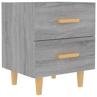 vidaXL Nachttisch Grau Sonoma 40x35x47,5 cm