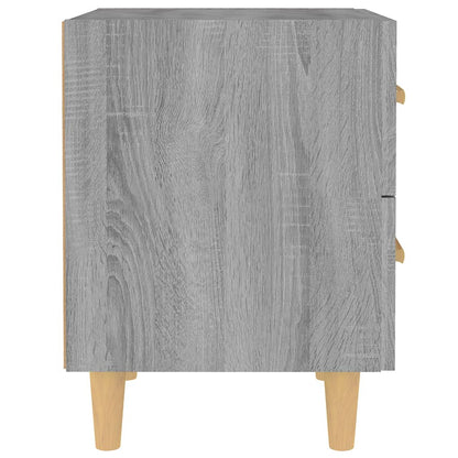 vidaXL Nachttisch Grau Sonoma 40x35x47,5 cm