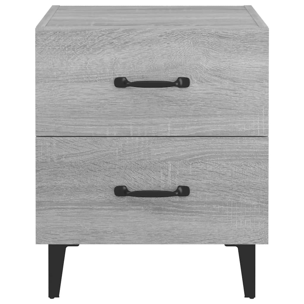 vidaXL Nachttisch Grau Sonoma 40x35x47,5 cm