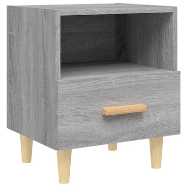 vidaXL Nachttisch Grau Sonoma 40x35x47 cm