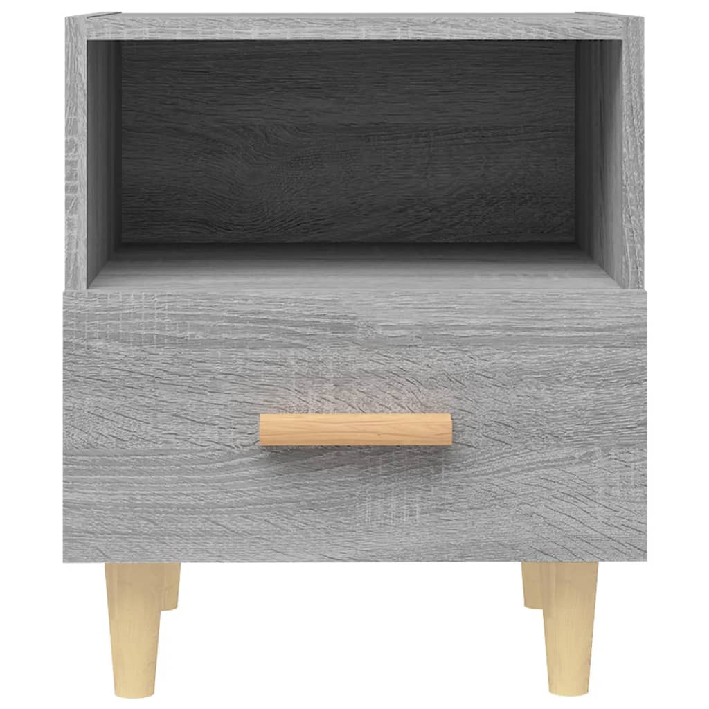 vidaXL Nachttisch Grau Sonoma 40x35x47 cm