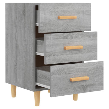 vidaXL Nachttisch Grau Sonoma 40x40x66 cm Holzwerkstoff