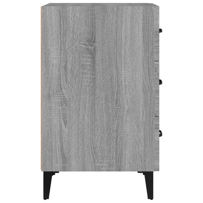 vidaXL Nachttisch Grau Sonoma 40x40x66 cm Holzwerkstoff