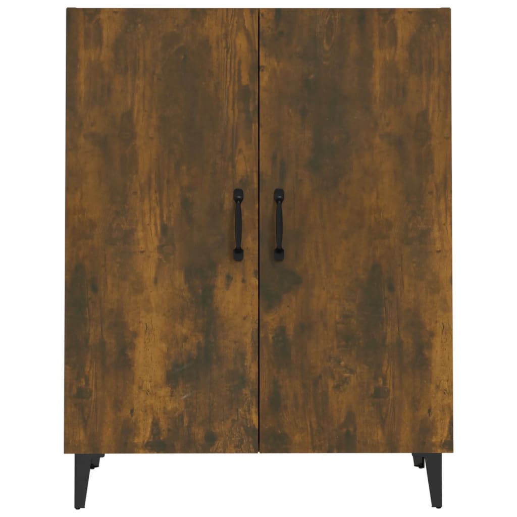 vidaXL Sideboard Räuchereiche 70x34x90 cm Holzwerkstoff