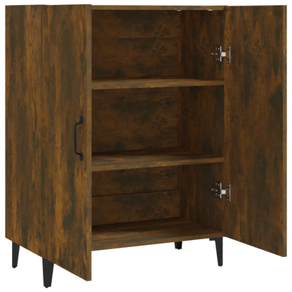 vidaXL Sideboard Räuchereiche 70x34x90 cm Holzwerkstoff