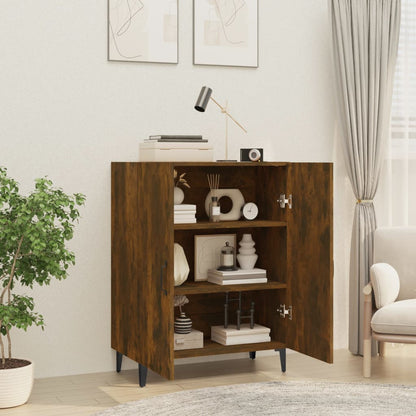 vidaXL Sideboard Räuchereiche 70x34x90 cm Holzwerkstoff