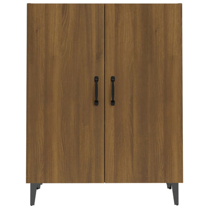 vidaXL Buffet marron aspect chêne 70x34x90 cm Bois d'ingénierie