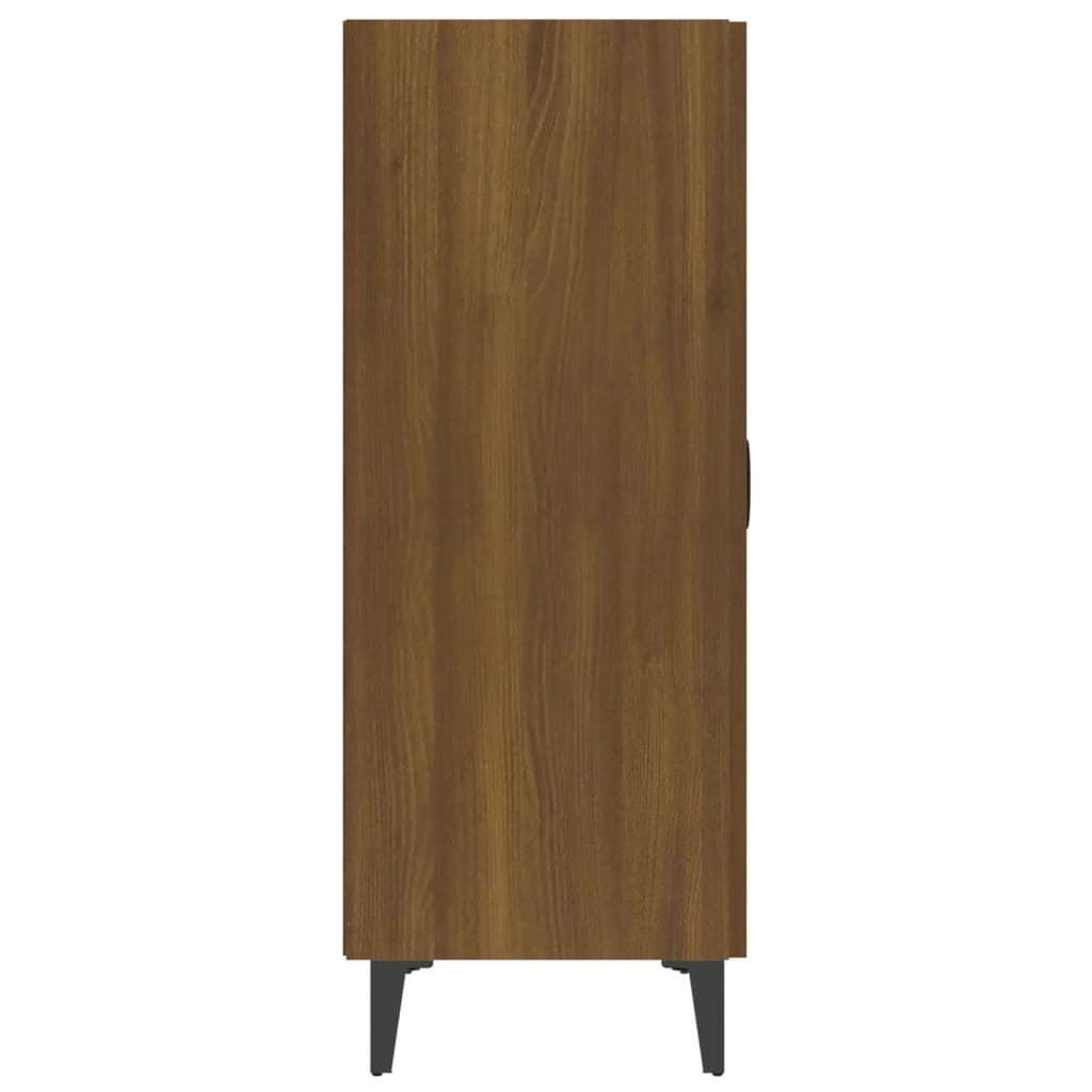 vidaXL Buffet marron aspect chêne 70x34x90 cm Bois d'ingénierie