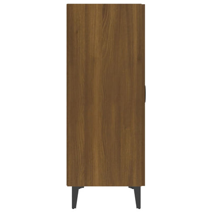 vidaXL Buffet marron aspect chêne 70x34x90 cm Bois d'ingénierie