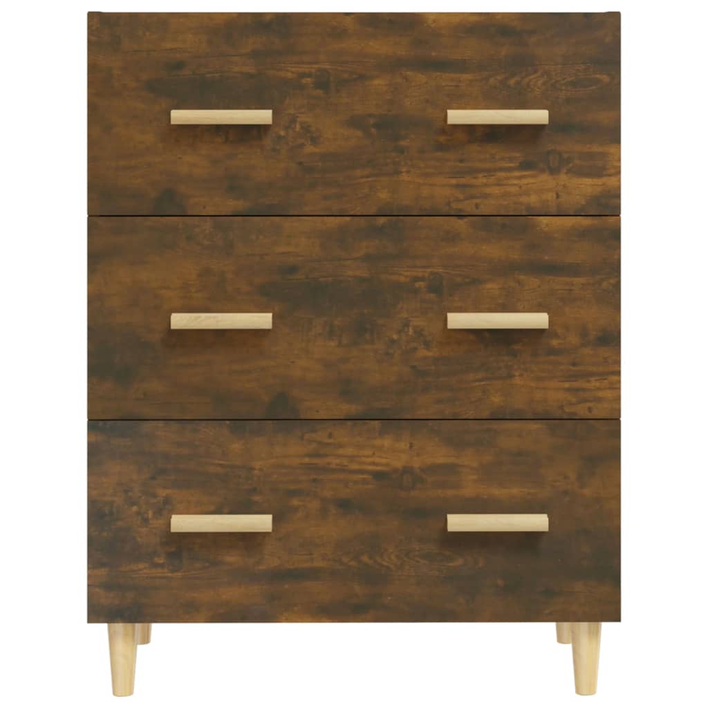 vidaXL Sideboard Räuchereiche 70x34x90 cm Holzwerkstoff
