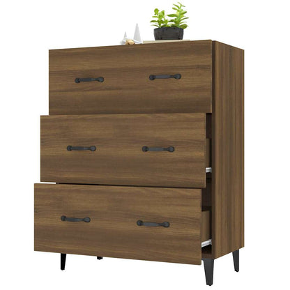 vidaXL Sideboard Braun Eichen-Optik 69,5x34x90 cm Holzwerkstoff