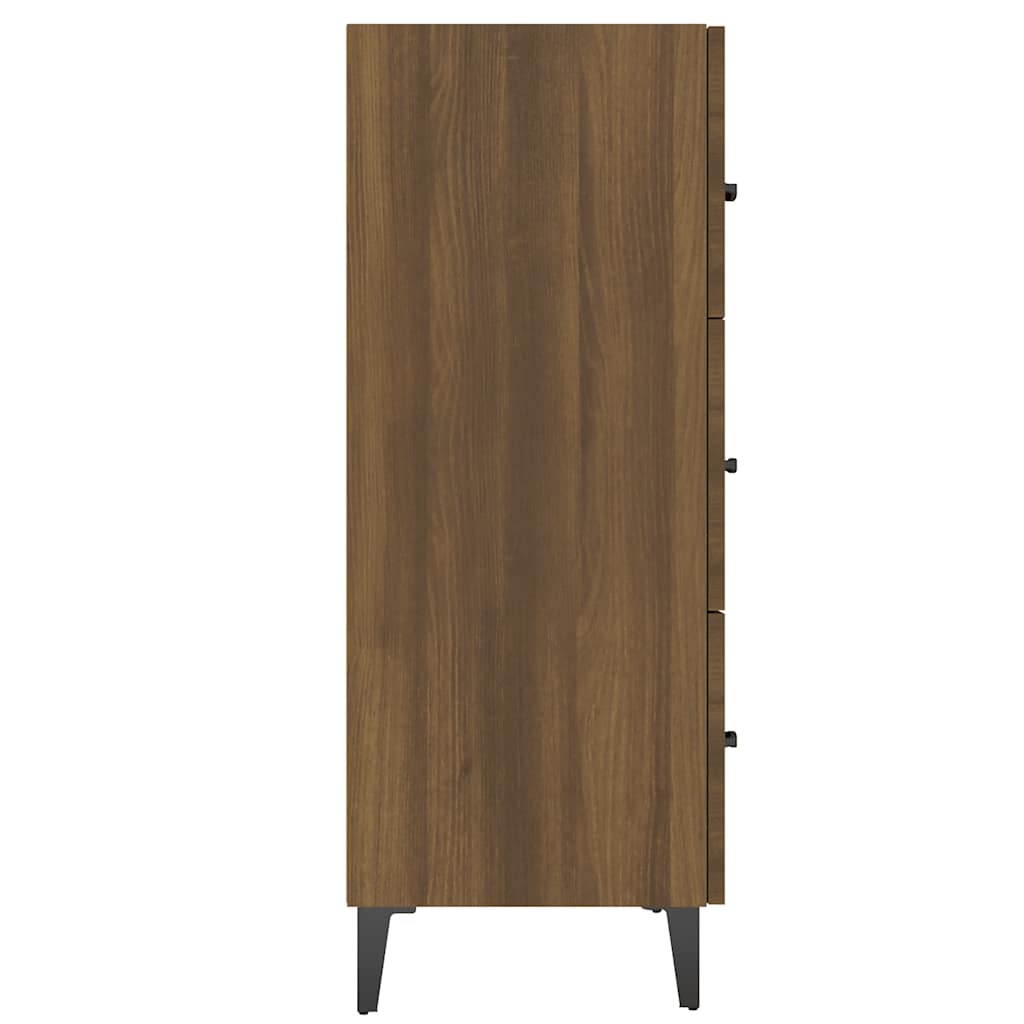 vidaXL Sideboard Braun Eichen-Optik 69,5x34x90 cm Holzwerkstoff