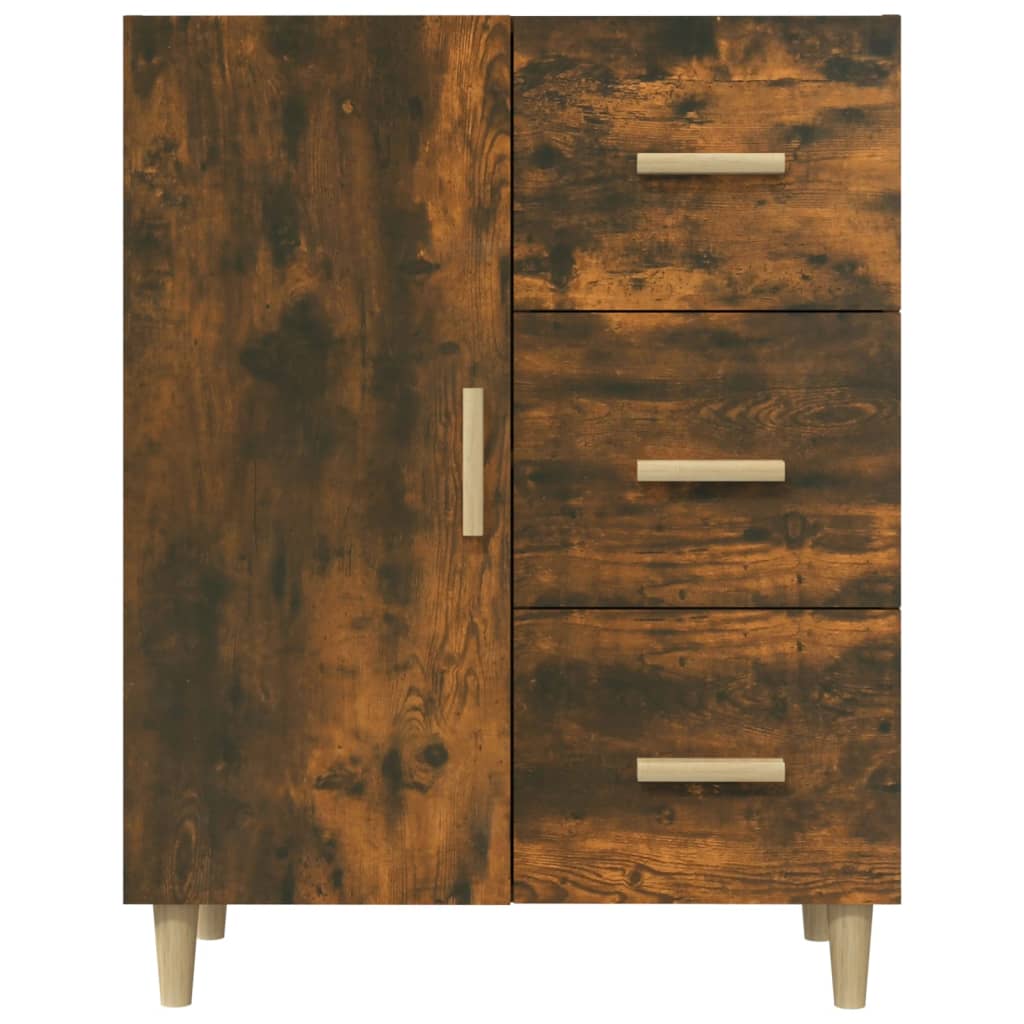vidaXL Sideboard Räuchereiche 69,5x34x90 cm Holzwerkstoff