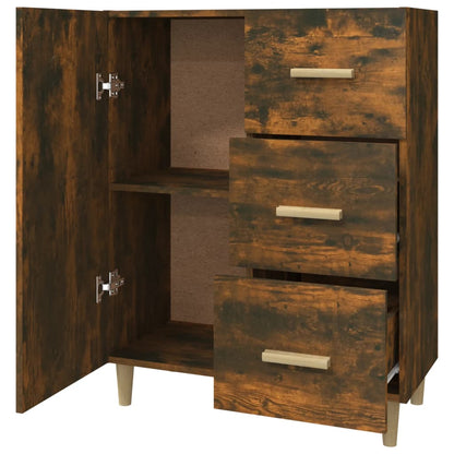 vidaXL Sideboard Räuchereiche 69,5x34x90 cm Holzwerkstoff