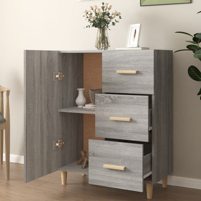 vidaXL Sideboard Grau Sonoma 69,5x34x90 cm Holzwerkstoff
